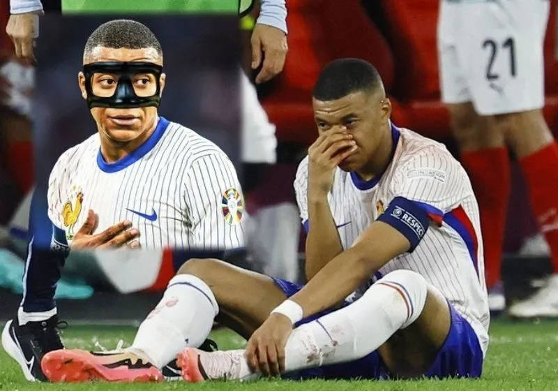 chấn thương của mbappe